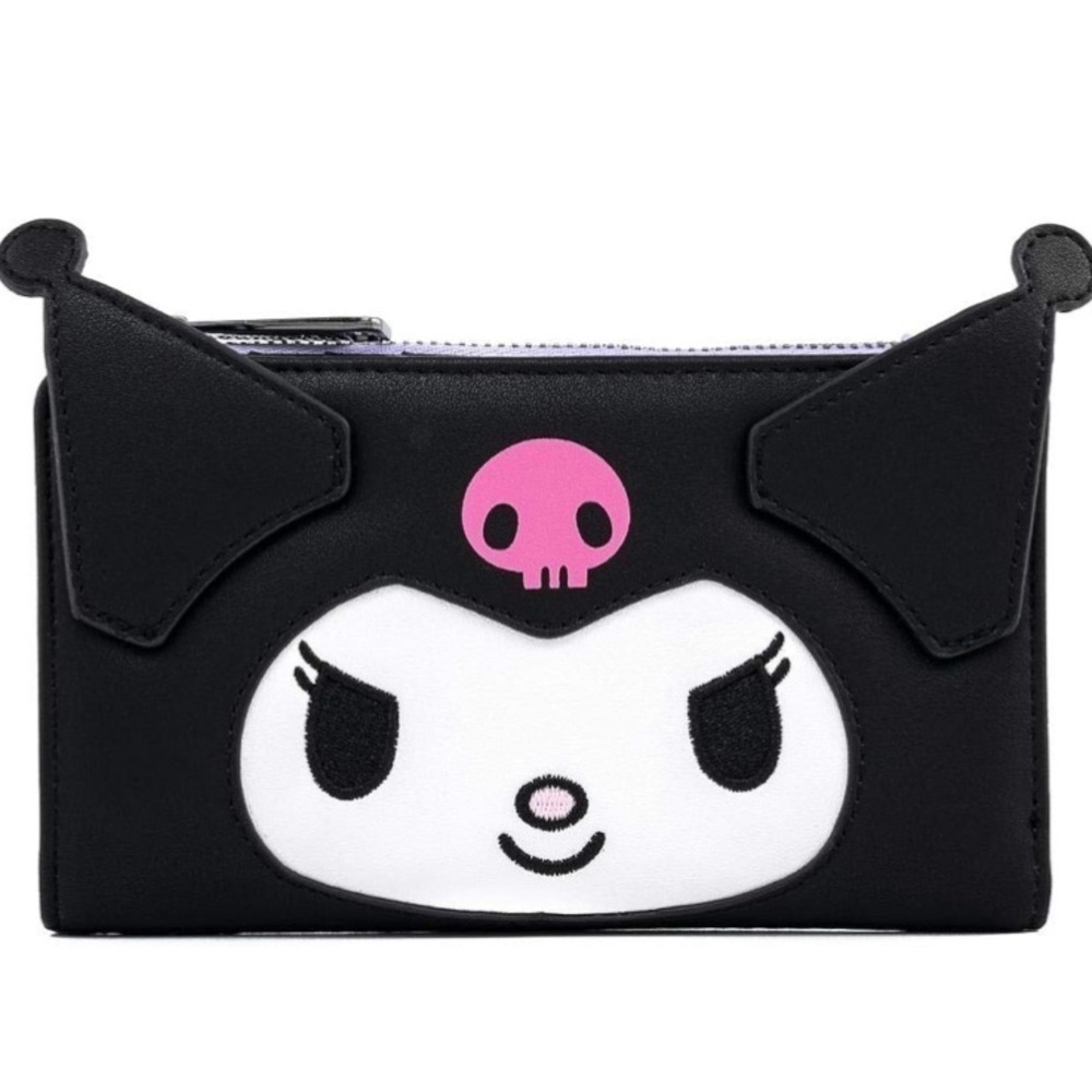 Loungefly Sanrio Bad Kuromi Button Wallet